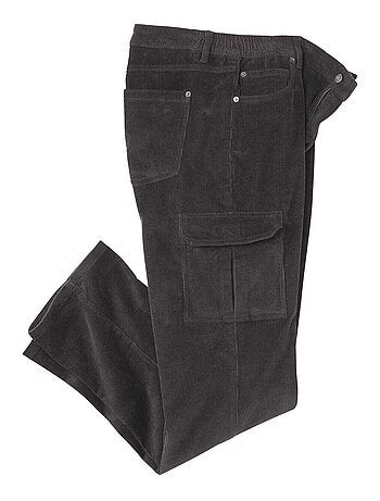 Pantalon Cargo En Velours Cotele - ATLAS FOR MEN