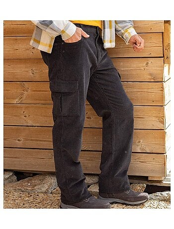 Pantalon Cargo En Velours Cotele - ATLAS FOR MEN