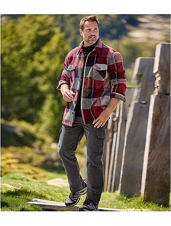 Pantalon Cargo en Velours Côtelé - ATLAS FOR MEN