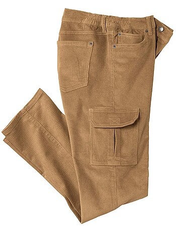 Pantalon Cargo en Velours Côtelé - ATLAS FOR MEN