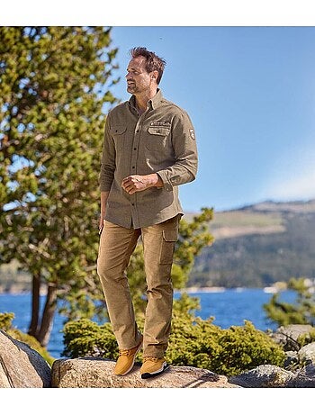 Pantalon Cargo en Velours Côtelé - ATLAS FOR MEN