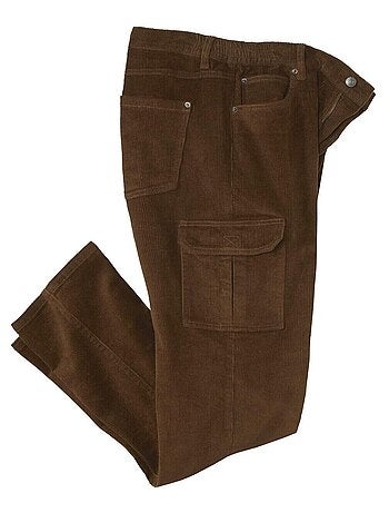 Pantalon Cargo En Velours Cotele - ATLAS FOR MEN