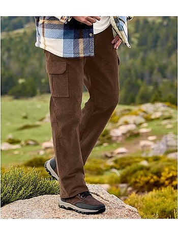 Pantalon Cargo En Velours Cotele - ATLAS FOR MEN