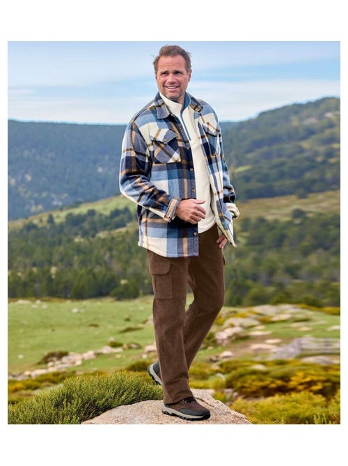 Pantalon Cargo En Velours Cotele - ATLAS FOR MEN - Kiabi