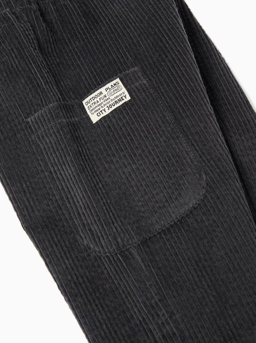 Pantalon cargo en velours côtelé, MO Fashion - Kiabi