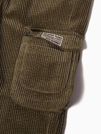 Pantalon cargo en velours côtelé, MO Fashion