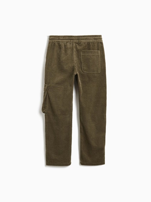 Pantalon cargo en velours côtelé, MO Fashion - Kiabi