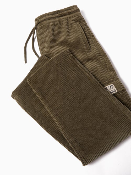 Pantalon cargo en velours côtelé, MO Fashion - Kiabi