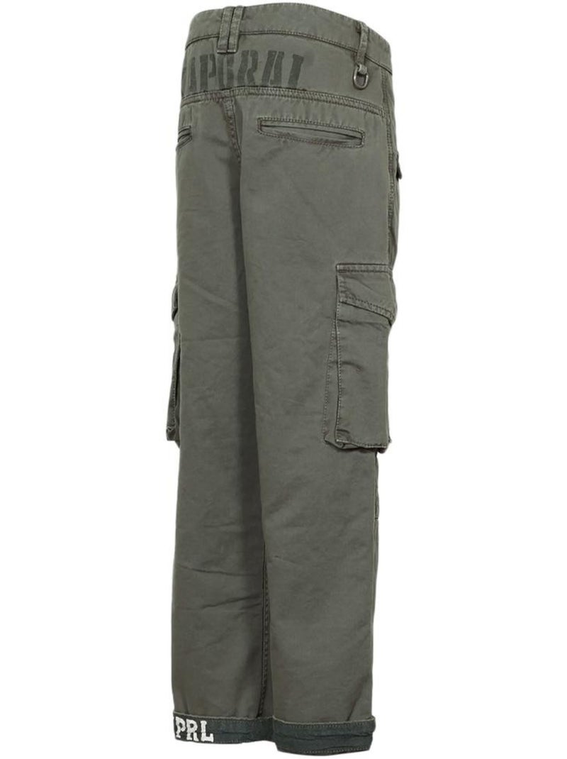 Pantalon cargo garçon kaporal Vert kaki clair - Kiabi