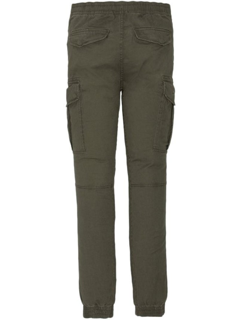 Pantalon cargo garçon schott Vert kaki clair - Kiabi