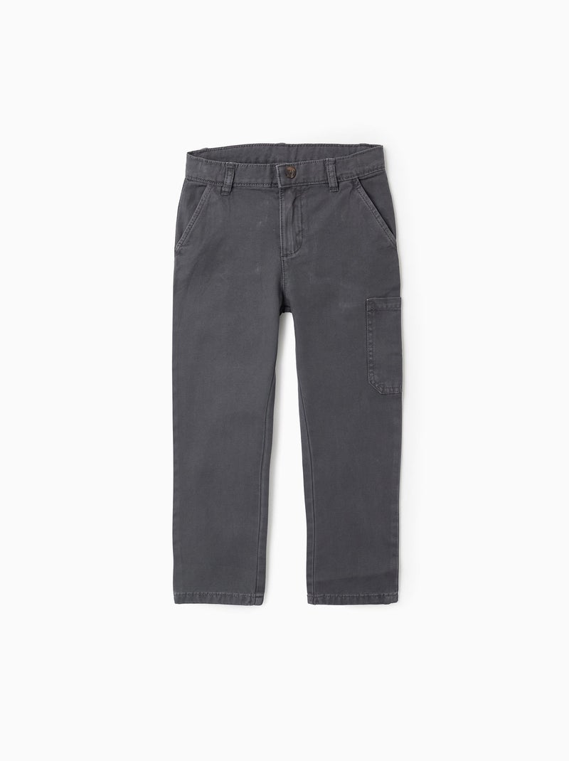 Pantalon Cargo Gris foncé - Kiabi