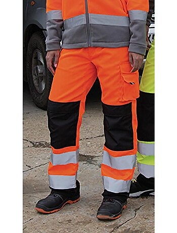Pantalon cargo haute visibilité unisexe - result safe-guard