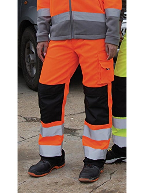 Pantalon cargo haute visibilité unisexe - result safe-guard - Kiabi