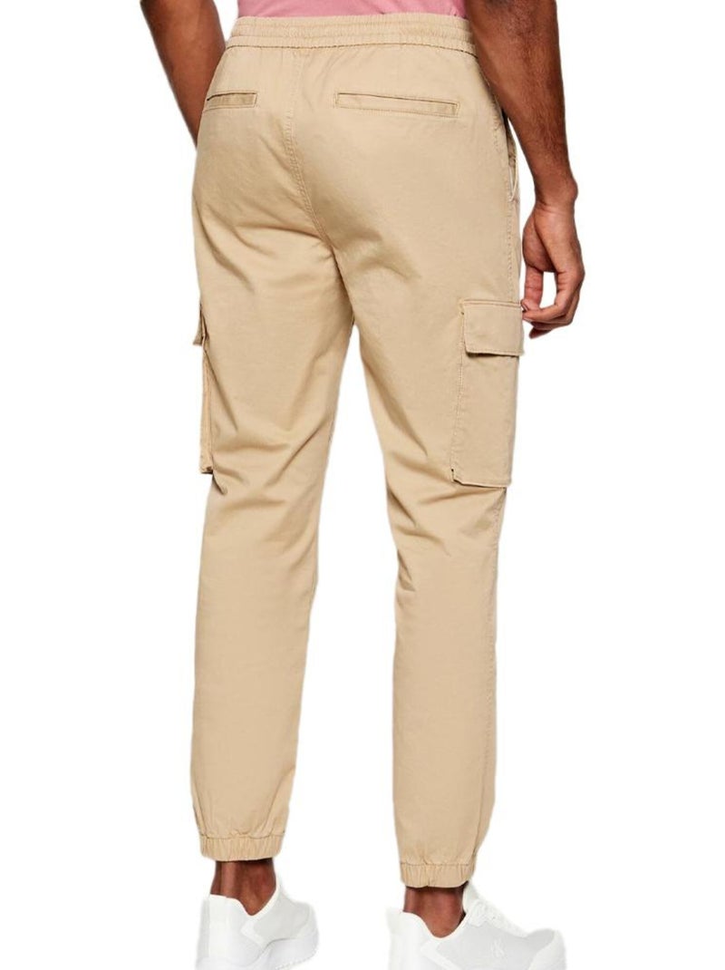 Pantalon Cargo Homme Calvin Klein Jeans Beige - Kiabi