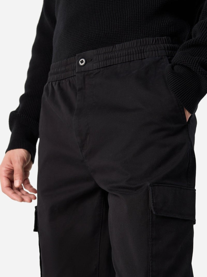 Pantalon Cargo Homme Calvin Klein Jeans Noir - Kiabi