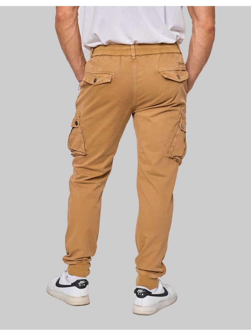 PANTALON CARGO Kebello Beige - Kiabi