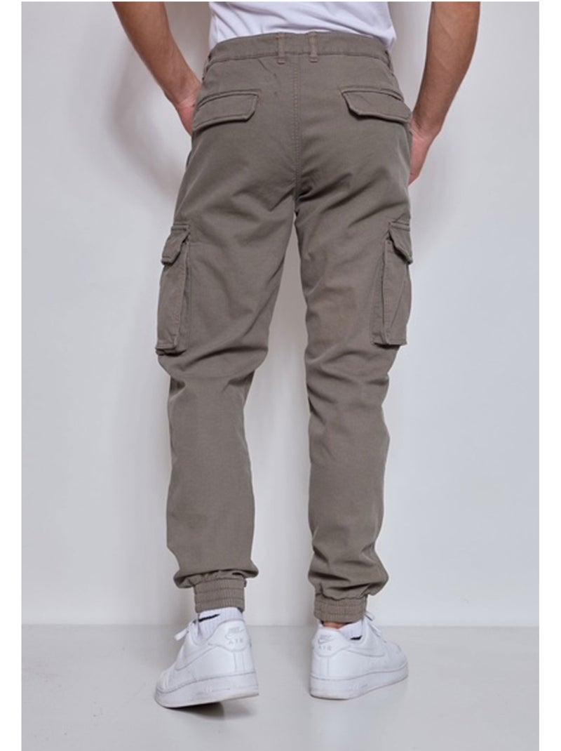 PANTALON CARGO Kebello Beige - Kiabi