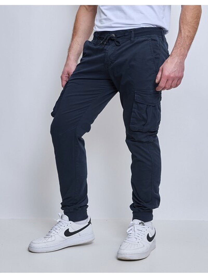 PANTALON CARGO Kebello Bleu marine - Kiabi