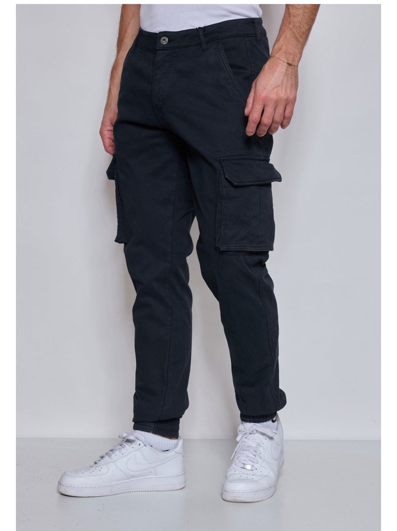 PANTALON CARGO Kebello Bleu marine - Kiabi