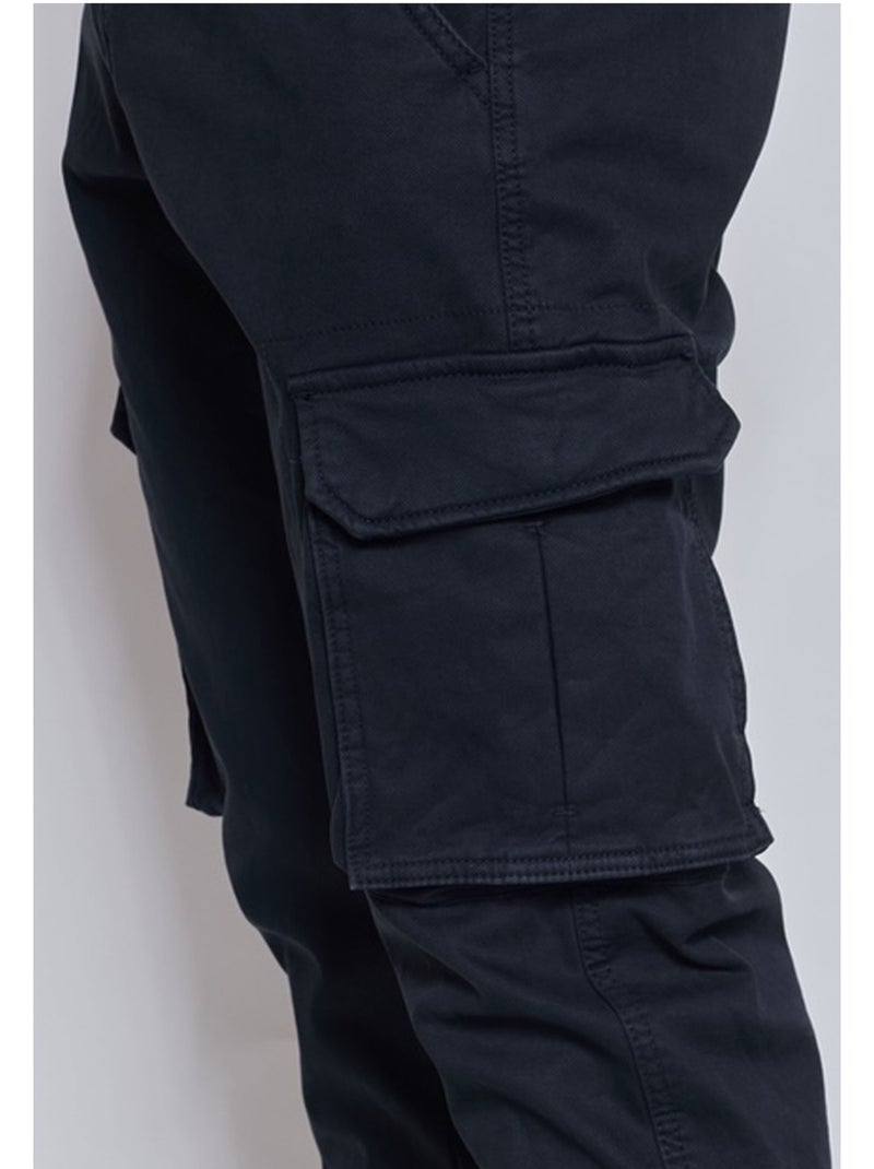 PANTALON CARGO Kebello Bleu marine - Kiabi