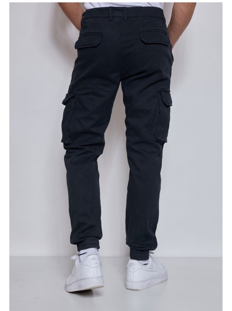 PANTALON CARGO Kebello Bleu marine - Kiabi