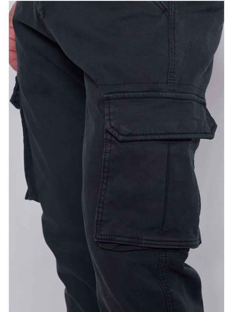 PANTALON CARGO Kebello gris anthracite - Kiabi
