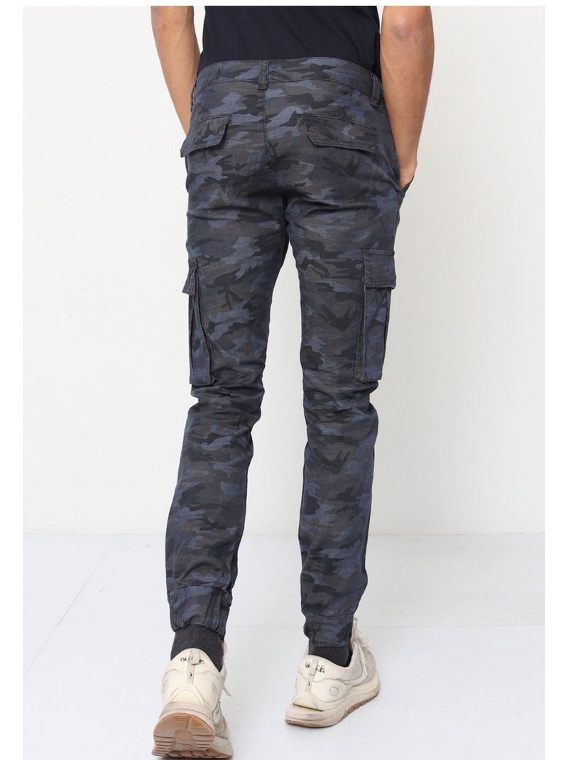 PANTALON CARGO Kebello Gris - Kiabi