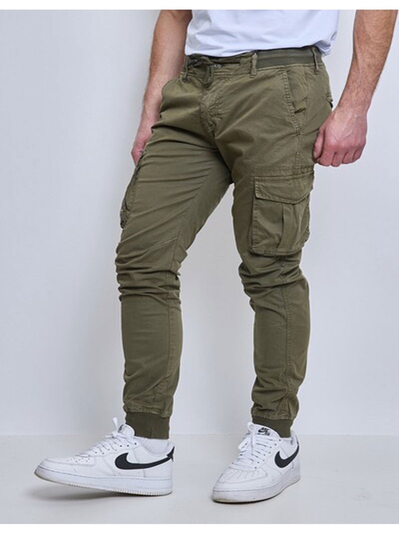 PANTALON CARGO Kebello Vert - Kiabi