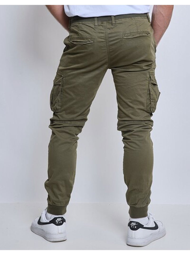 PANTALON CARGO Kebello Vert - Kiabi