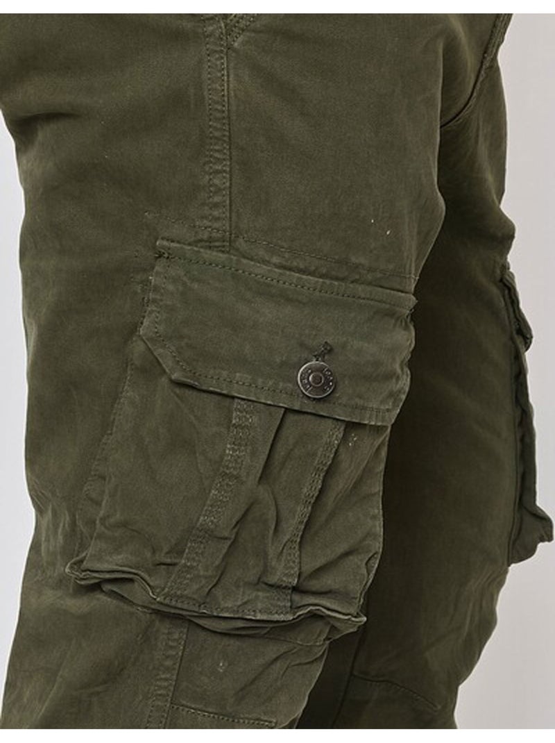 PANTALON CARGO Kebello Vert - Kiabi