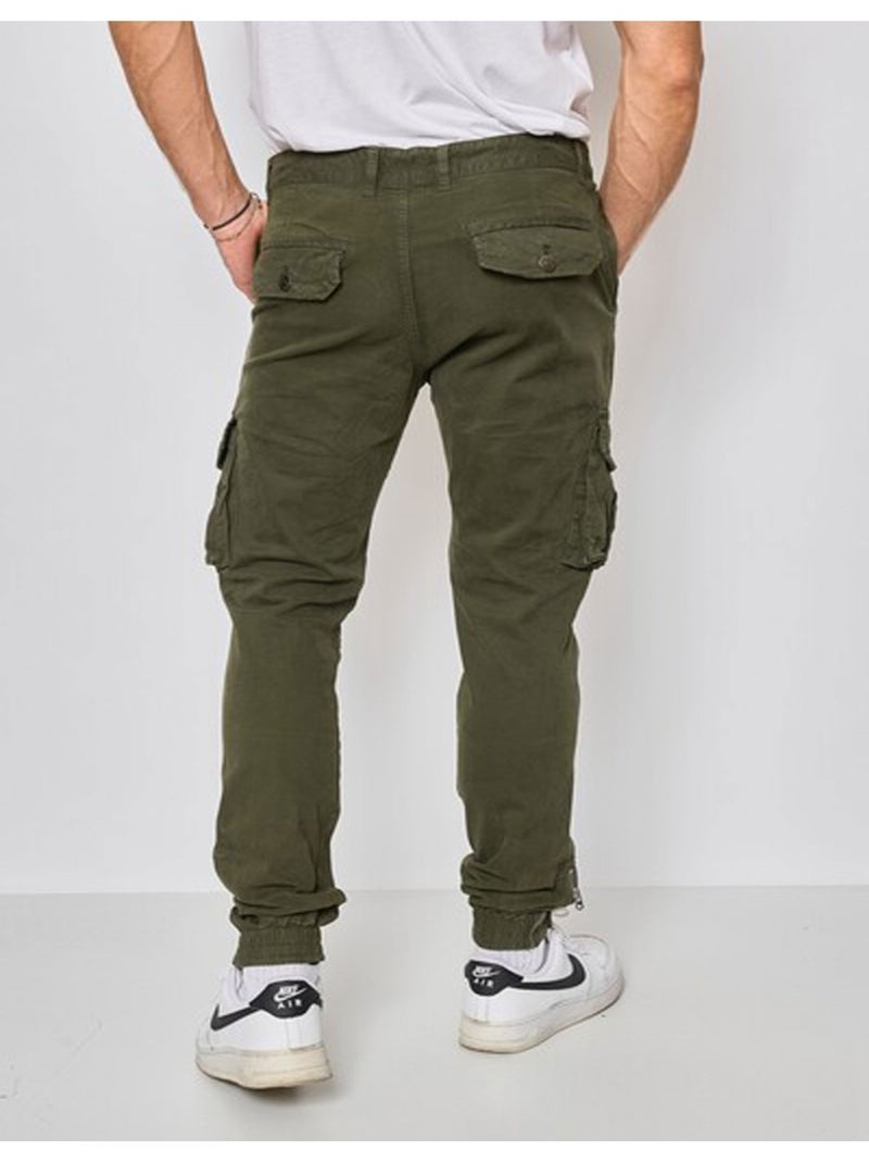 PANTALON CARGO Kebello Vert - Kiabi