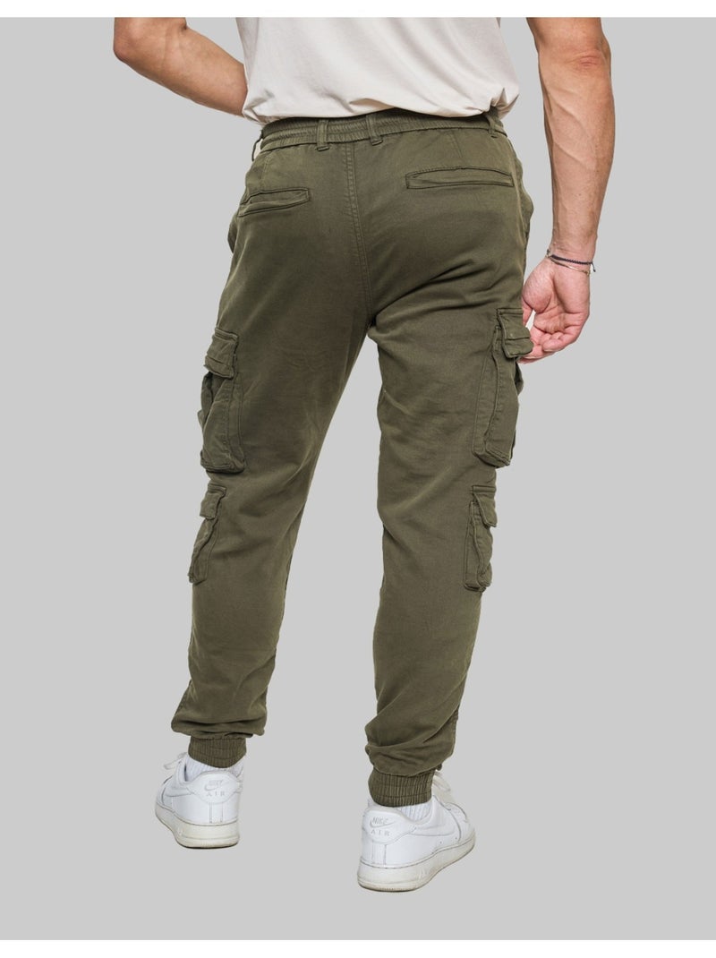 PANTALON CARGO Kebello Vert - Kiabi