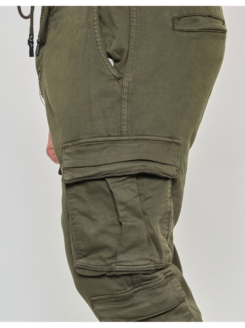 PANTALON CARGO Kebello Vert - Kiabi