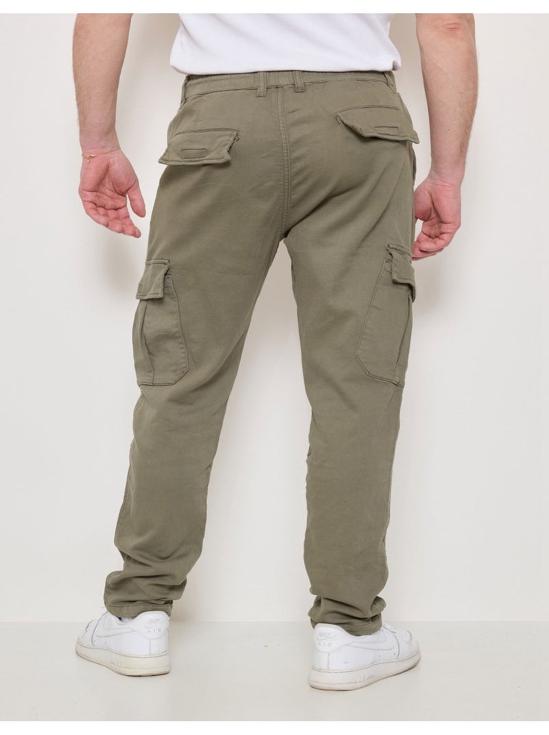PANTALON CARGO Kebello Vert - Kiabi