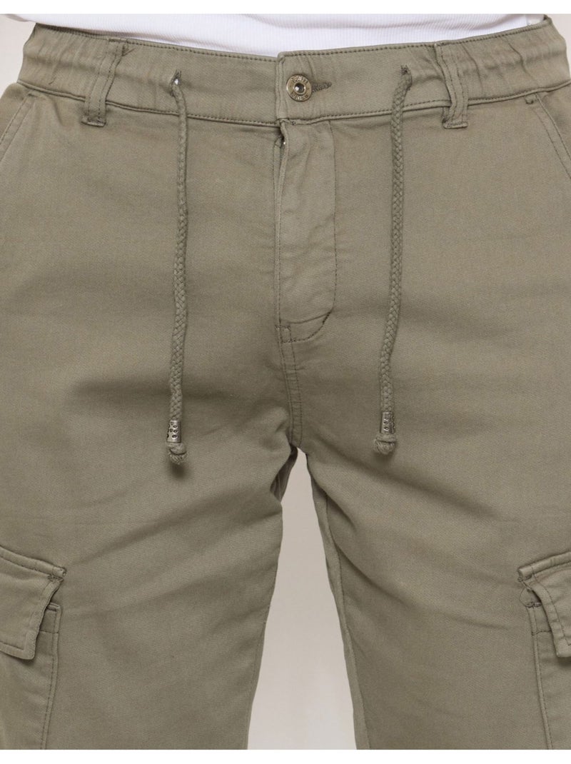 PANTALON CARGO Kebello Vert - Kiabi