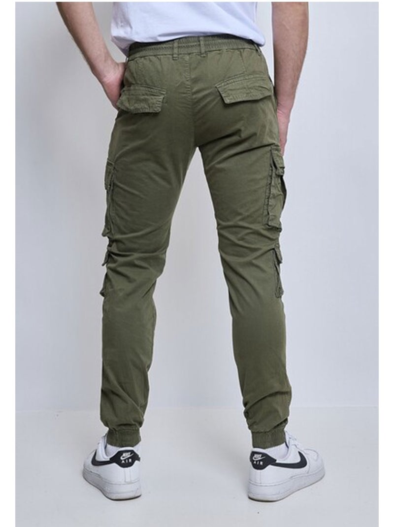 PANTALON CARGO Kebello Vert - Kiabi