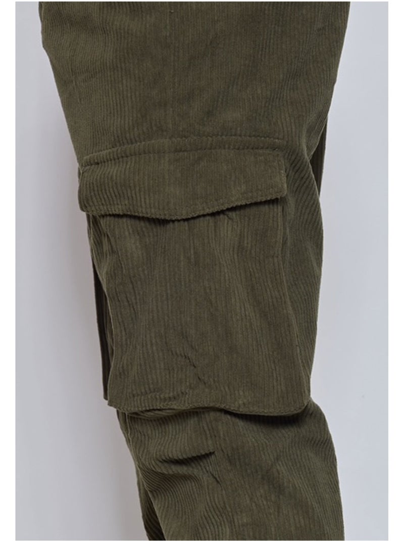 PANTALON CARGO Kebello Vert - Kiabi