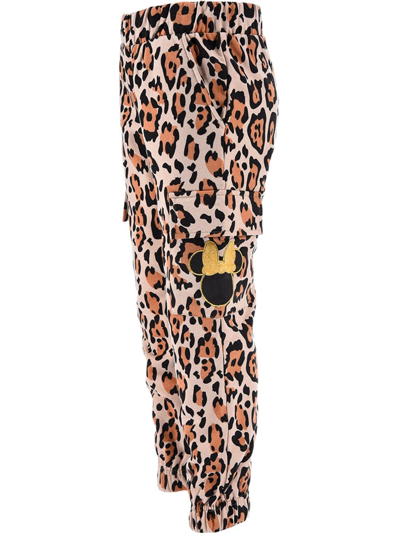 Pantalon Cargo Minnie Mouse   | Licence Officielle Beige - Kiabi