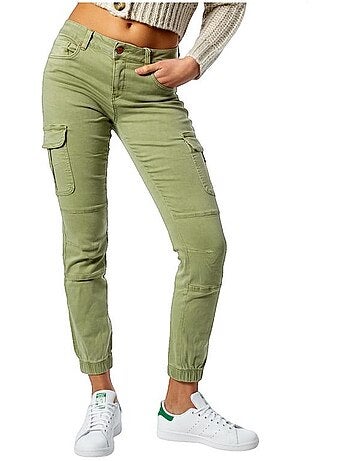 Pantalon cargo MISSOURI REG ANK LIFE en coton Only