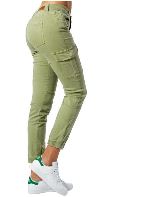 Pantalon cargo MISSOURI REG ANK LIFE en coton Only - Kiabi Pantalon cargo MISSOURI REG ANK LIFE en coton Only - Kiabi