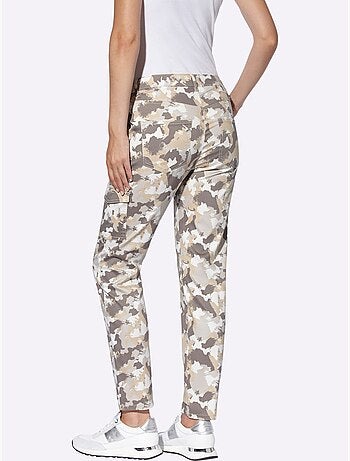 Pantalon Cargo Motif Camouflage Tendance - Taille Standard - Helline