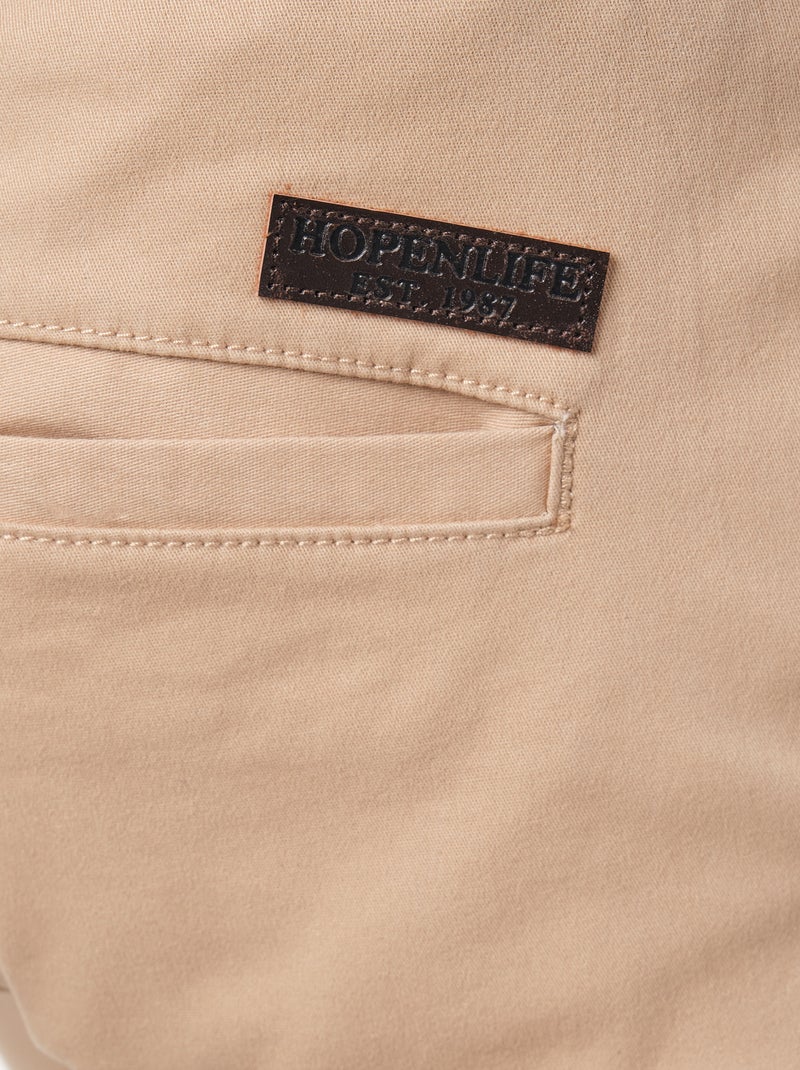 Pantalon cargo multi-poches Beige - Kiabi