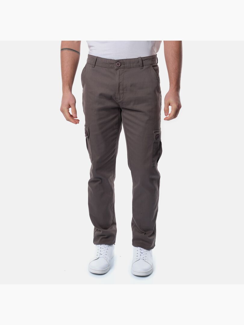 Pantalon taille haute bas large | FR