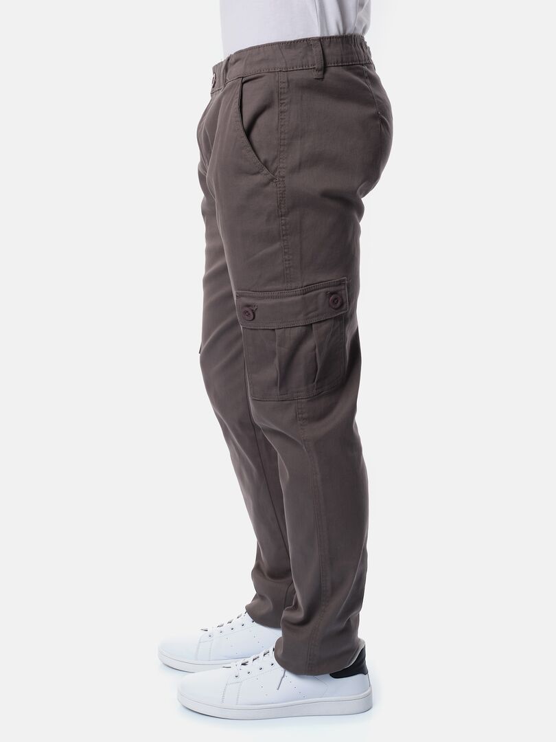 Pantalon Cargo Garçon 8-15 Ans - Streetwear Baggy, Multi-Poches, Taille Élastique - 11