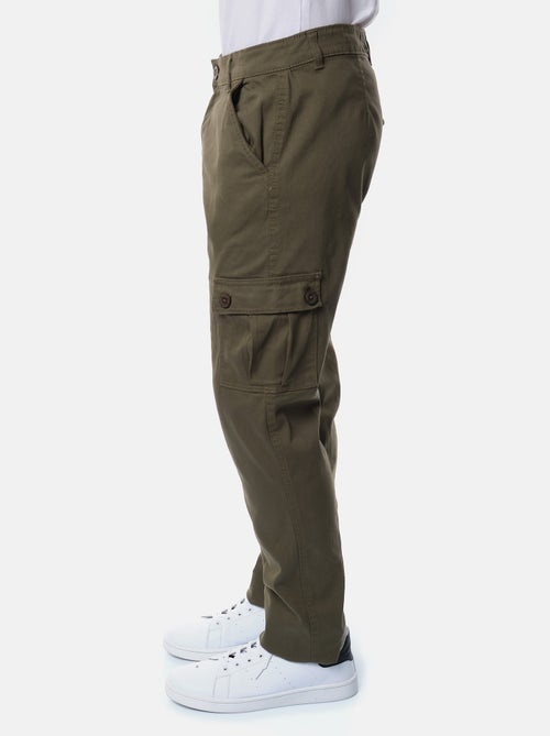 Pantalon cargo multi-poches - Kiabi