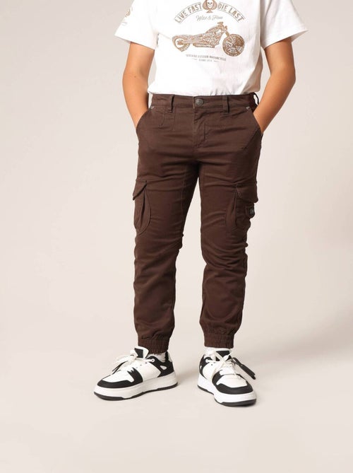 Pantalon cargo pour garçon 'Deeluxe' - Kiabi