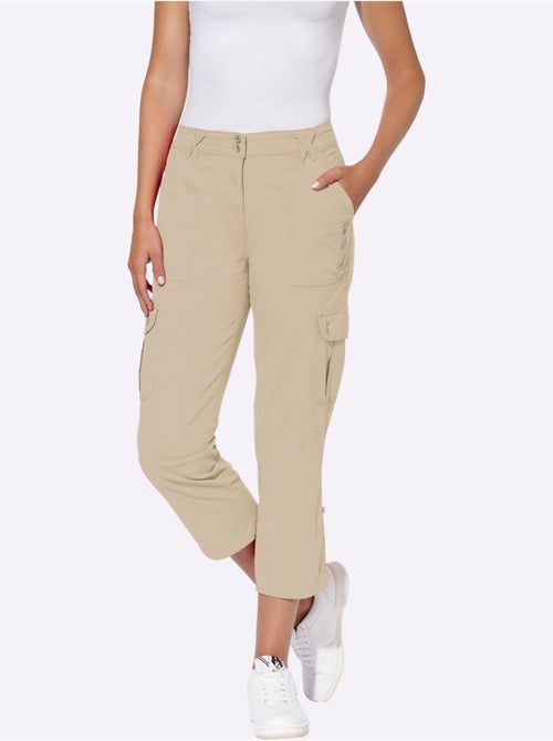 Pantalon Cargo Qualité Coton - Taille Standard - Helline - Kiabi Pantalon Cargo Qualité Coton - Taille Standard - Helline - Kiabi