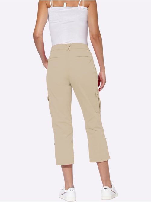 Pantalon Cargo Qualité Coton - Taille Standard - Helline - Kiabi Pantalon Cargo Qualité Coton - Taille Standard - Helline - Kiabi