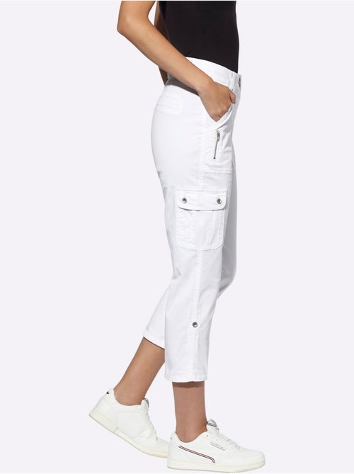 Pantalon Cargo Qualité Coton - Taille Standard - Helline - Kiabi