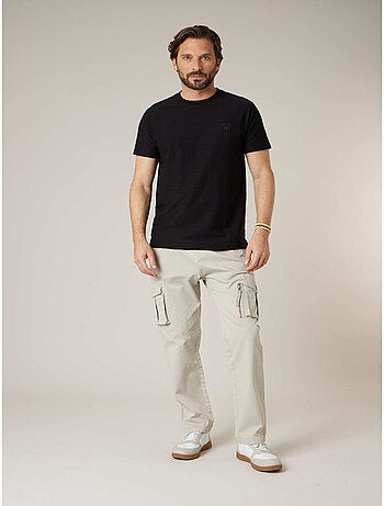 Pantalon cargo régular homme en coton 'Deeluxe'